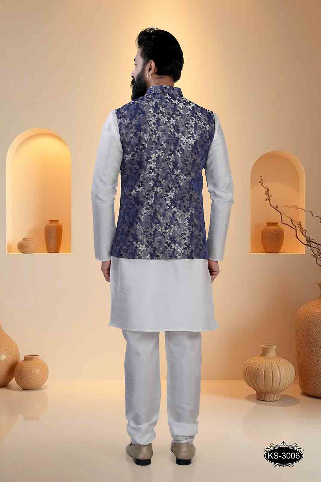 BLUE TONE ONLY JACKET FOR EVERY OCCASIONAL EVE