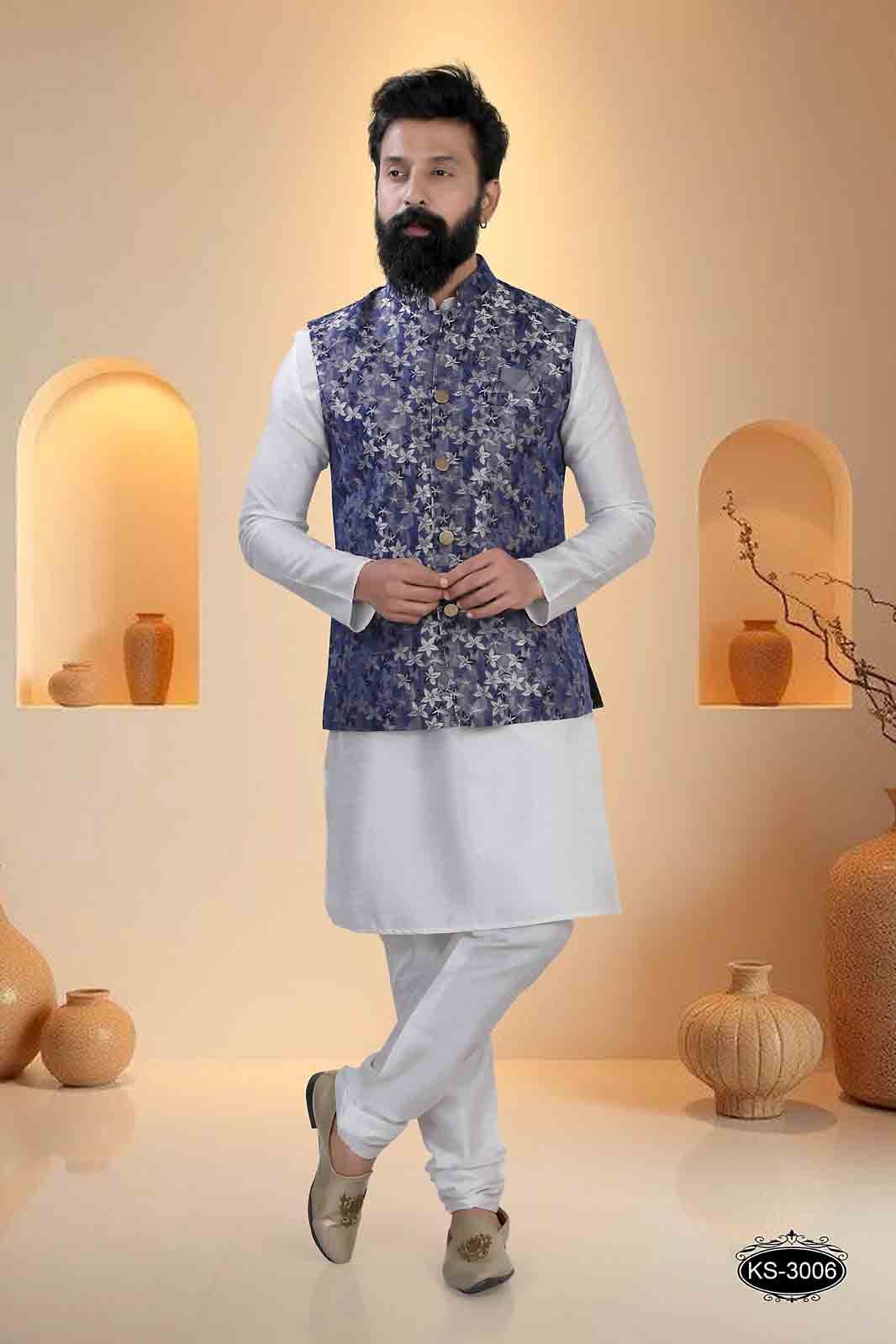 BLUE TONE ONLY JACKET FOR EVERY OCCASIONAL EVE