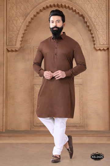 BROWN TONE KURTA SET