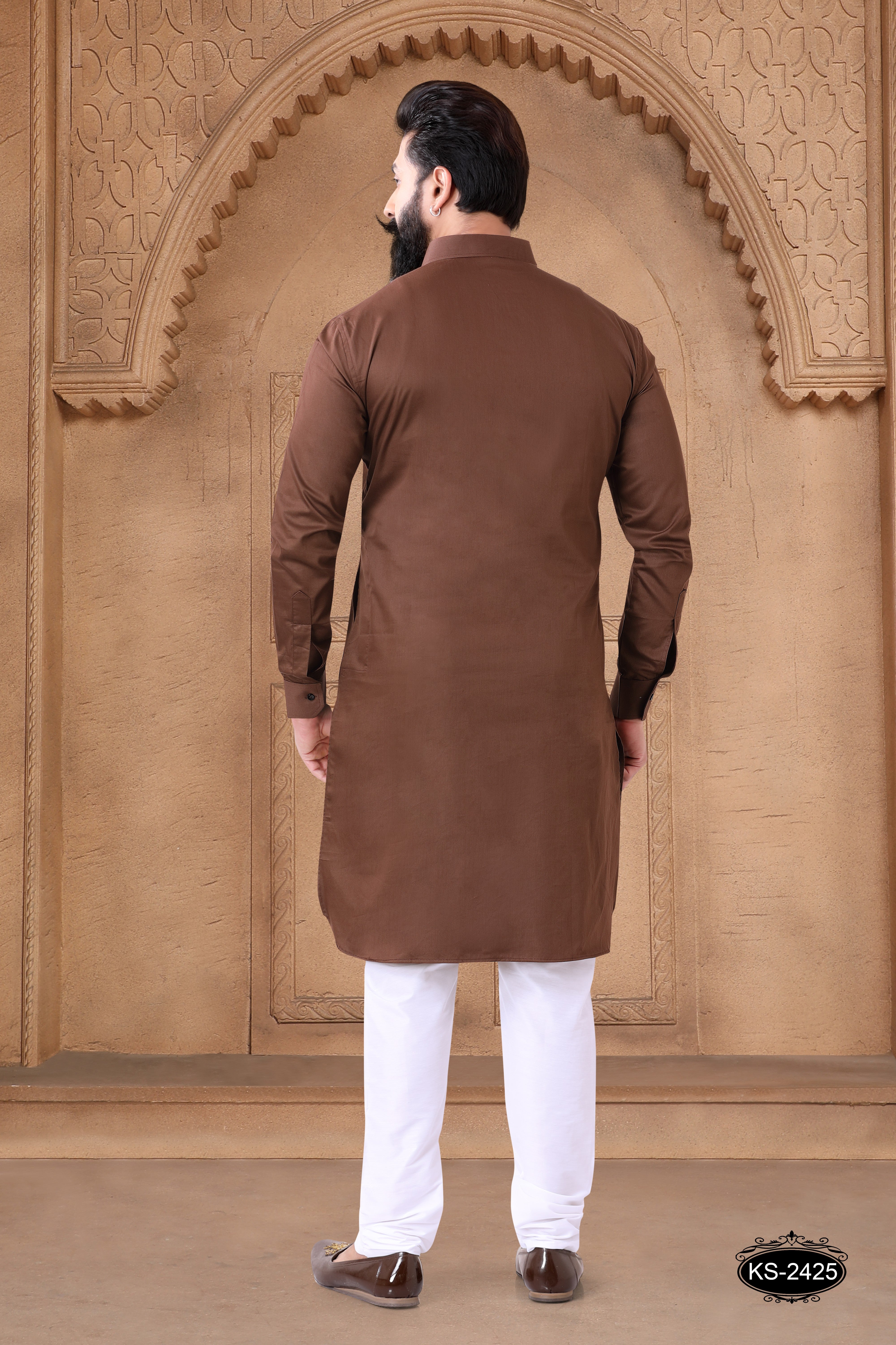 BROWN TONE KURTA SET
