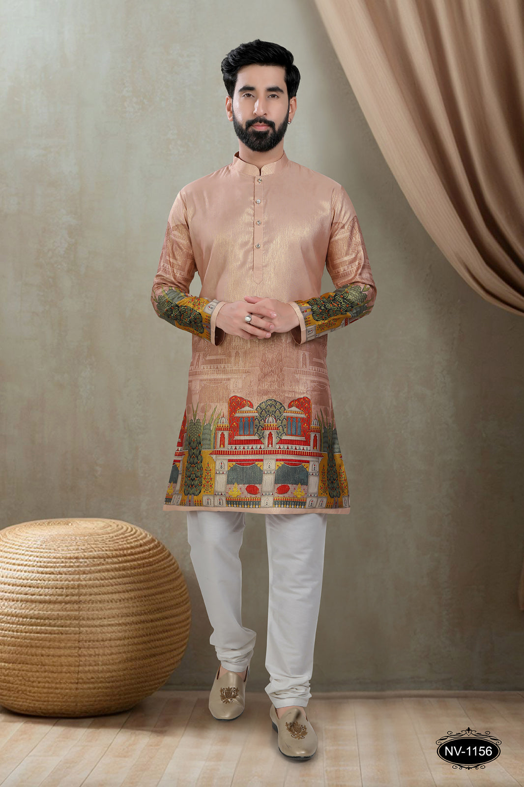 DESIGNER PANEL PINK KURTA FOR ALL ETHNIC EVENTS