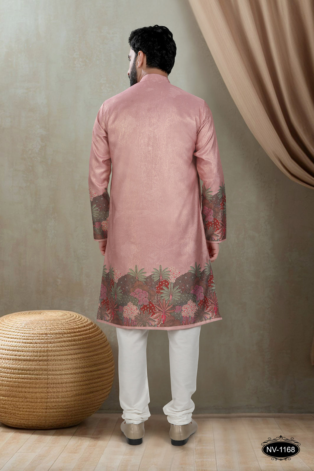 DESIGNER PANEL PINK KURTA WITH ASTER FOR ALL ETHNIC EVENTS
