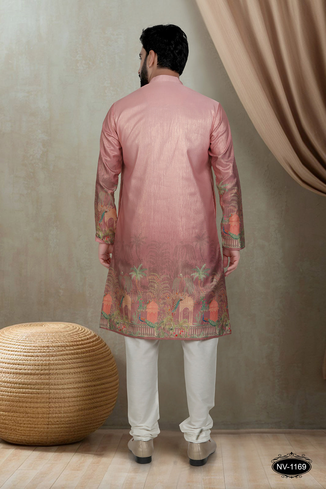 DESIGNER PANEL PINK KURTA WITH ASTER FOR ALL ETHNIC EVENTS