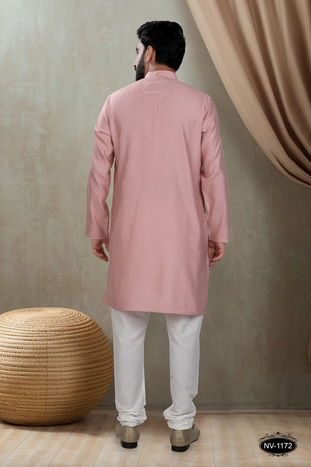 PINK KURTA WITH GEOMETRIC DESIGN FOR EVERY ETHNIC EVENTS