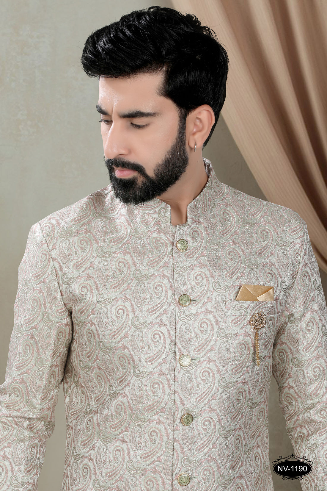 GREEN TONE INDO-WESTERN FOR EVERY CEREMONIES