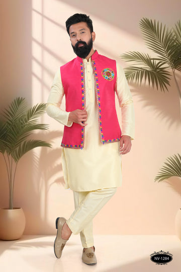 NAVRATRI OPEN-STYLE RANI-PINK ONLY JACKET