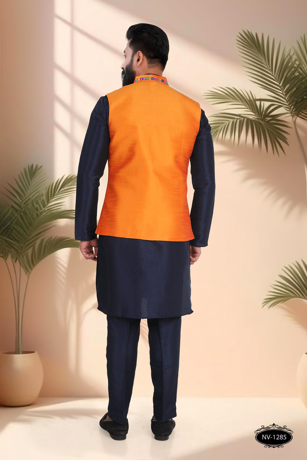 NAVRATRI OPEN-STYLE ORANGE ONLY JACKET