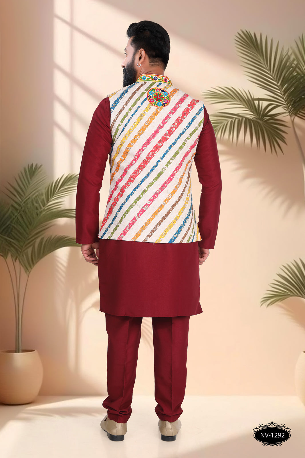 MULTI-COLOUR PEN-STYLE ONLY JACKET FOR NAVRATRI