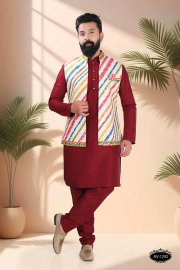 MULTI-COLOUR PEN-STYLE ONLY JACKET FOR NAVRATRI