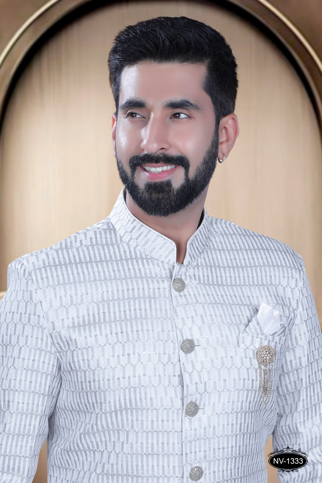 INDO-WESTERN SET IN WHITE & GREY TONE FOR EVERY OCCASIONS