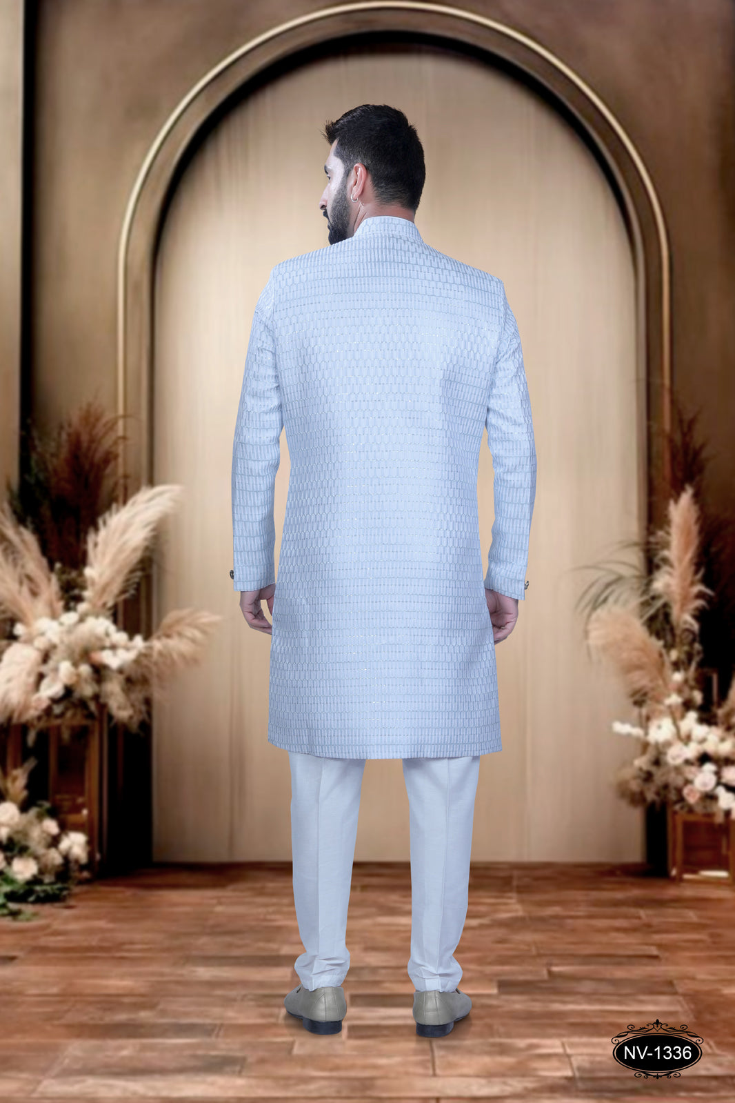 INDO-WESTERN SET IN BLUE & WHITE TONE FOR EVERY OCCASIONS