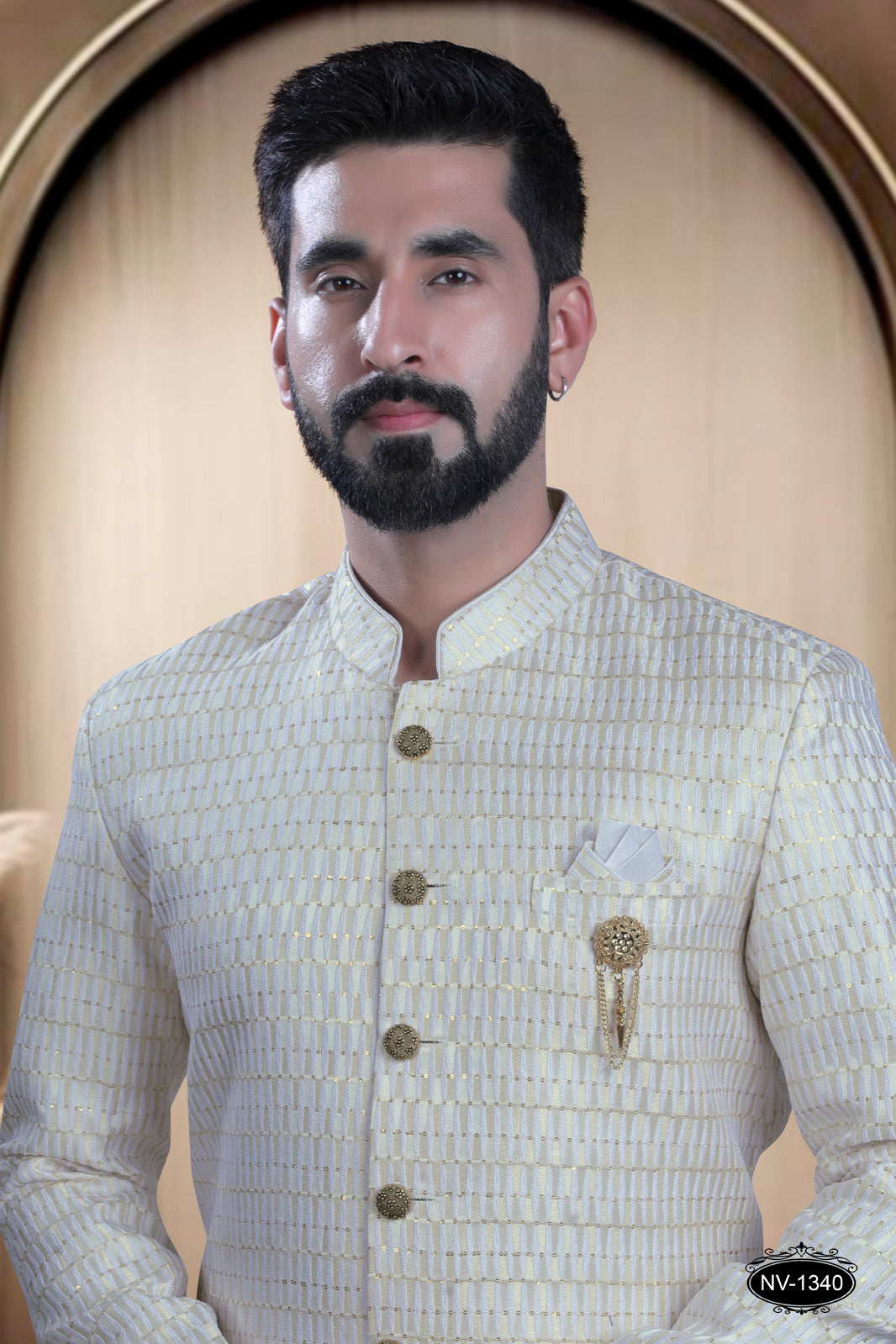 INDI-WESTERN IN YELLOW & WHITE TONE IN EVERY OCCASIONS