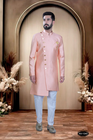TRENDY PINK HUE INDO-WESTERN IN UNIQUE PATTERN FOR EVERY OCCASIONS